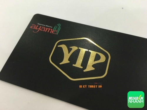 In thẻ Vip trên chất liệu nhựa PVC lõi ánh kim chất lượng cao, mang lại sự sang trọng cho người dùng
