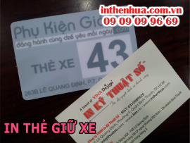 In thẻ giữ xe