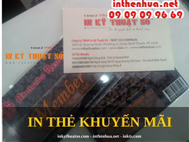 In thẻ nhựa khuyến mãi tại TP.HCM